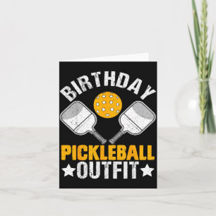 Geburtstags-Pickleball-Vibes Dink-Schlag-Wiederhol Karte