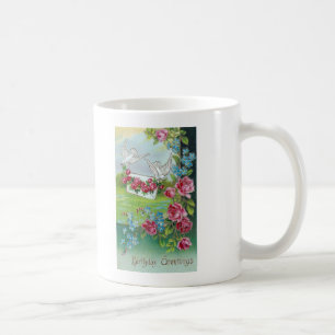 Geburtstags-Postkarte im Vintage-Stil Tasse