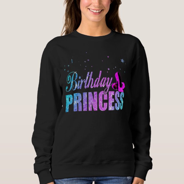Geburtstags-Prinzessin-Tochter oder Geburtstagspar Sweatshirt (Vorderseite)