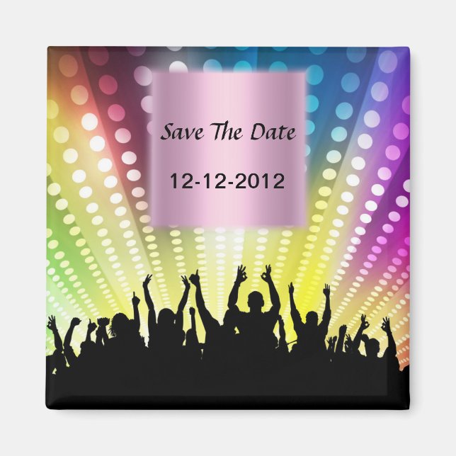 Geburtstags-Save-the-Date-Magnet Magnet (Vorne)