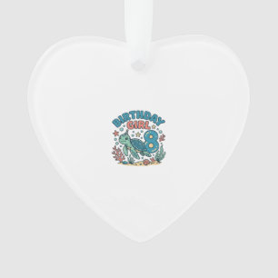 Geburtstags-Schildkröte 8. Geburtstags-Shirt-Desig Ornament