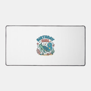 Geburtstags-Schildkröte 8. Geburtstags-Shirt-Desig Schreibtischunterlage
