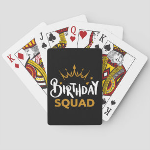 Geburtstags-Squad-Party passende lustige Familie G Spielkarten