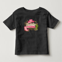 Geburtstags-T-Shirt für Kleinkinder Mädchen Yeehaw