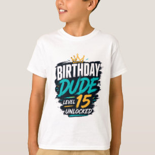 Geburtstags-T-Shirt für Teenager-Jungen mit Grafik T-Shirt