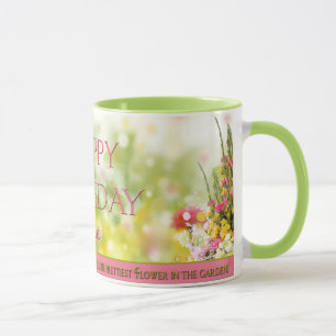Geburtstags-Tasse - PERSONIFIZIEREN Sie - GARTEN Tasse
