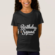 Geburtstags-Team-Teen-Grafik-T-Shirt