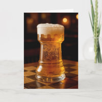 Geburtstags-Turm-Schachfigur-Bierglas