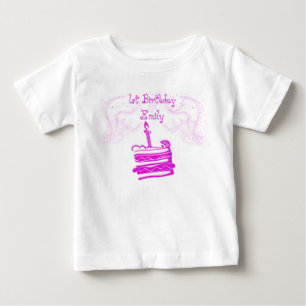 Geburtstags-Tutu-Shirt für Mädchen Baby T-shirt
