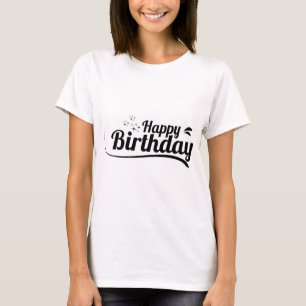 Geburtstags-Typografie-Sprüche T-Shirt