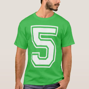 Geburtstags-Varsity-Sportseam-Jersey-Freund Nummer T-Shirt