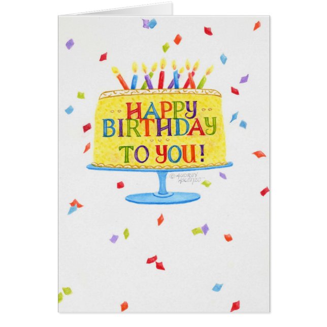 Geburtstags viel Glück zum Geburtstag! (Vorne)