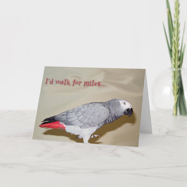 Geburtstags-Weg für Meilen Karte (Vorderseite)