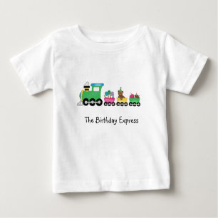 Geburtstags-Zug Baby T-shirt