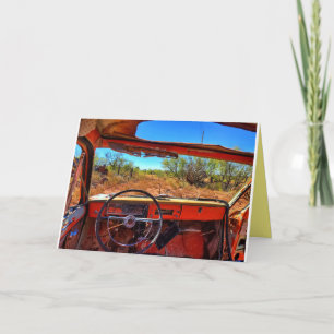 Geburtstagsautoansichten 1 karte