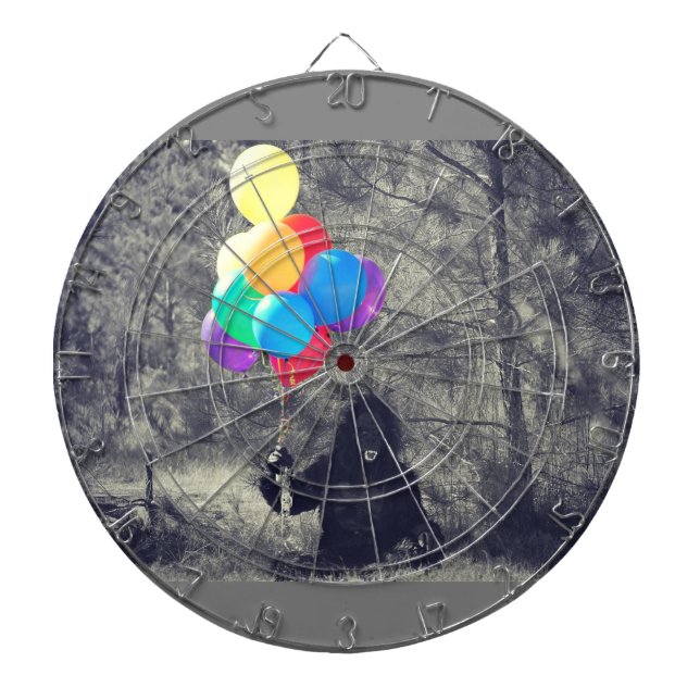 Geburtstagsballons Dartscheibe (vorne)