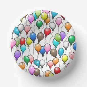 Geburtstagsballons Pappteller