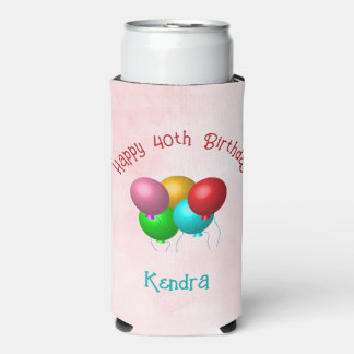 Geburtstagsballons personalisierter Name Jahr Selters Dosenkühler