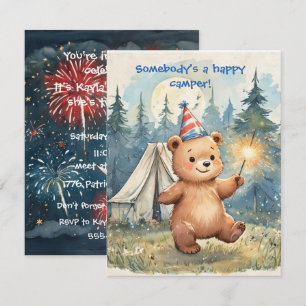 Geburtstagsbär Geburtstag Digital-Download-Einladu Einladung