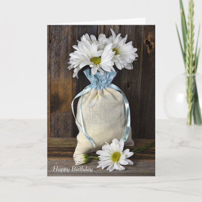 Geburtstagsbeutel Karte (Vorderseite)