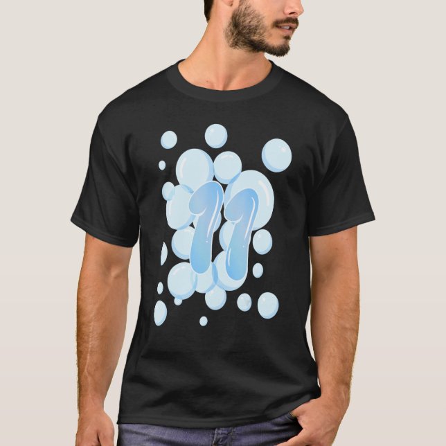 Geburtstagsblase Geburtstagsparty T-Shirt (Vorderseite)