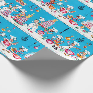 Geburtstagsblatt des Vintagen Mittelalters der 50e Geschenkpapier