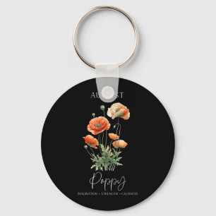 Geburtstagsblume Frauen Positive Zitate Floral Geb Schlüsselanhänger