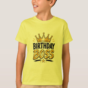 Geburtstagsboss-Grafik-T-Shirt für Teenager  Lusti T-Shirt