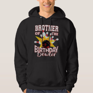 Geburtstagsbowling-Party Bruder des Bowling-Kids Hoodie