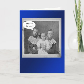 Geburtstagsbrüder - Retro Karte