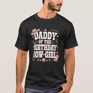 Geburtstagscowgirl Vater Western Country Rodeo Pfe T-Shirt