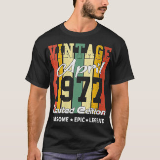 Geburtstagsdekoration für Frauen Vintag limitierte T-Shirt