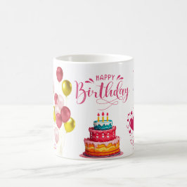 Geburtstagsdesign für dreijährige Kinder Kaffeetasse