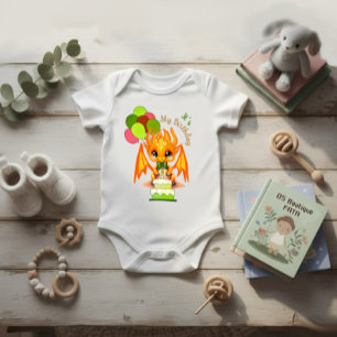 Geburtstagsdrache Baby Strampler