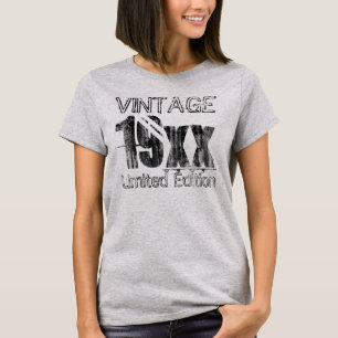 Geburtstagsedition im maßgeschneiderten Vintage-Lo T-Shirt