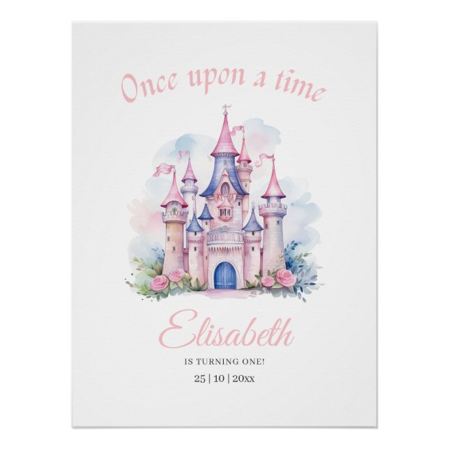 Geburtstagseinladung der Prinzessin, Little Prince Poster (Vorderseite)