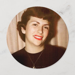 Geburtstagseinladung für jedes Alter - Foto-Vinyl- Einladung