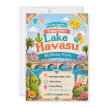 Geburtstagseinladung für Kinder Lake Havasu