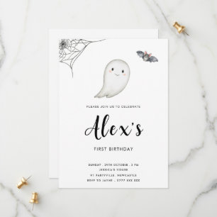 Geburtstagseinladung für Little Boo Save The Date