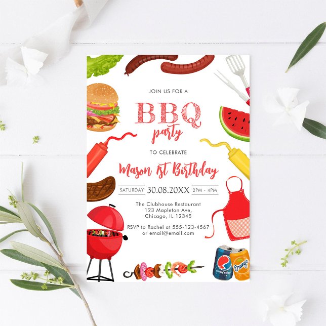 Geburtstagseinladung Kinder BBQ Einladung (Von Creator hochgeladen)