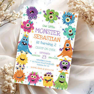Geburtstagseinladung Kleiner Monster Einladung