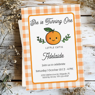 Geburtstagseinladung Little Cutie zum 1. Einladung