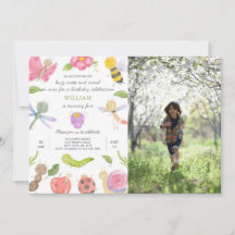 Geburtstagseinladung mit Foto