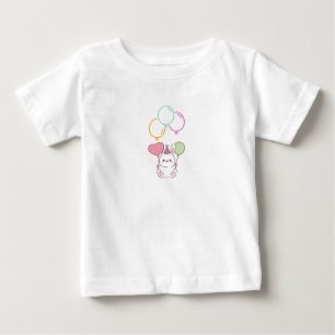 Geburtstagseinladung Neon-Party-Nacht-Vibes Baby T-shirt