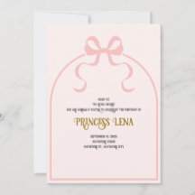 Geburtstagseinladung Prinzessin Royal Dekret Rosa