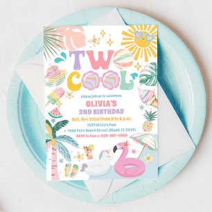 Geburtstagseinladung Zwei Coole Pools Einladung