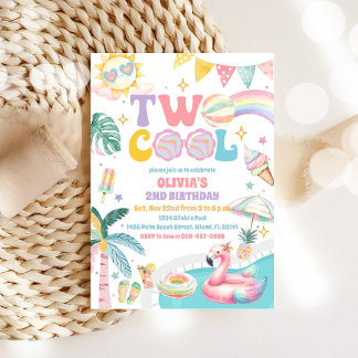 Geburtstagseinladung Zwei Coole Pools Einladung