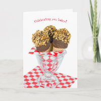 Geburtstagseis-Trommeln in Glas