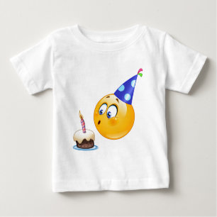 Geburtstagsemoji Baby T-shirt