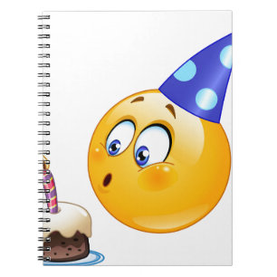 Geburtstagsemoji Notizblock